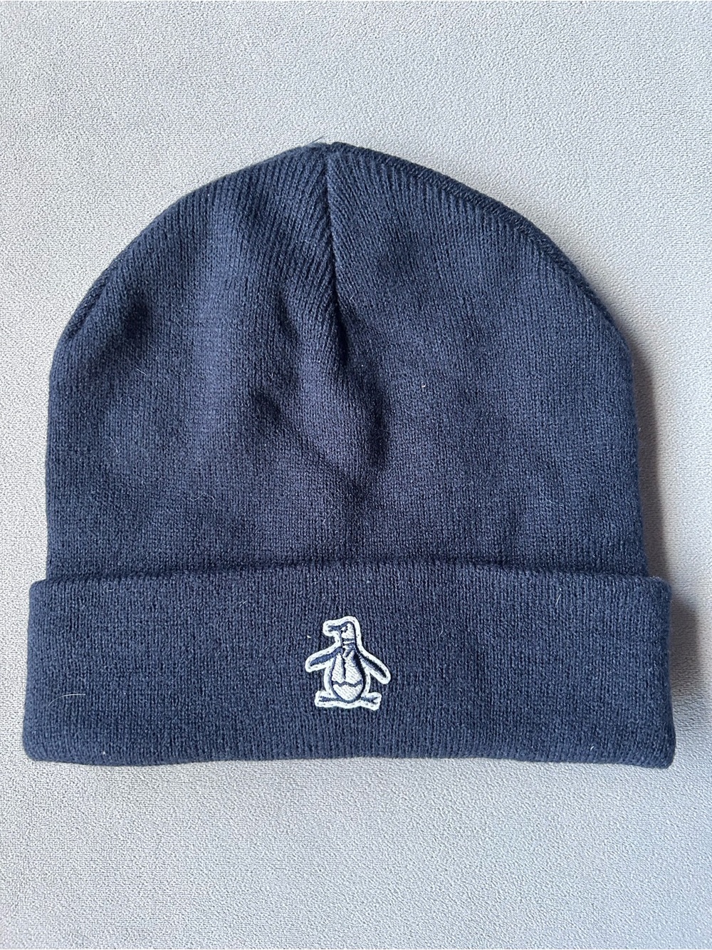 Original Penguin ~ Core Cuffed Golf Toque ~ One Size ~ Navy Blue